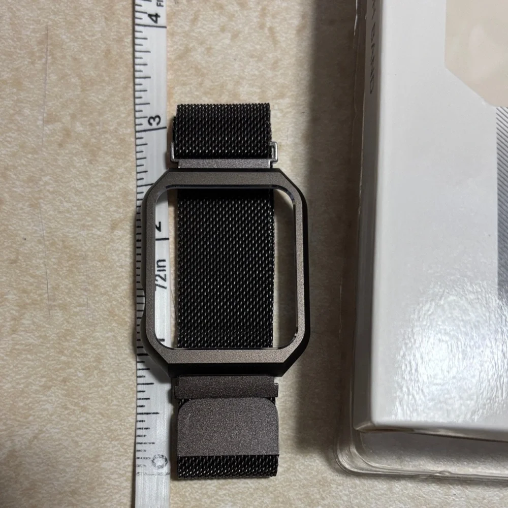 NWT Dark Brown Mesh Apple Watch Band 38mm